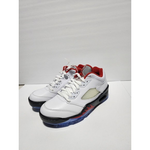 Nike Air Jordan V Golf Shoes White Fire Red Black Size Men\'s 5.5 W 7  CU4523-100 main image 9